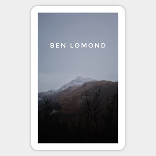 Ben Lomond Loch Lomond Scotland Sticker